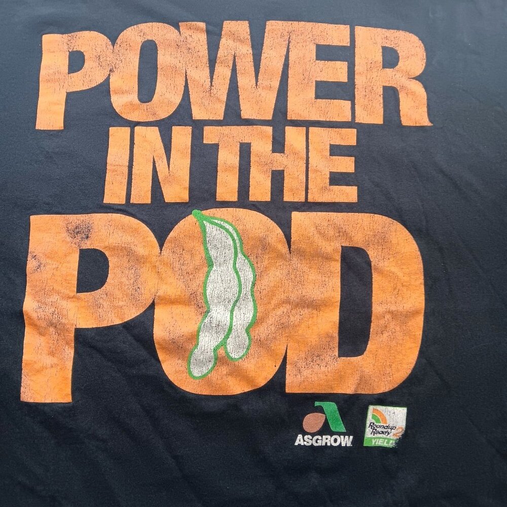 2XL Farmer Swag T-shirt Gildan Asgrow Power In The Pod Heavy Cotton